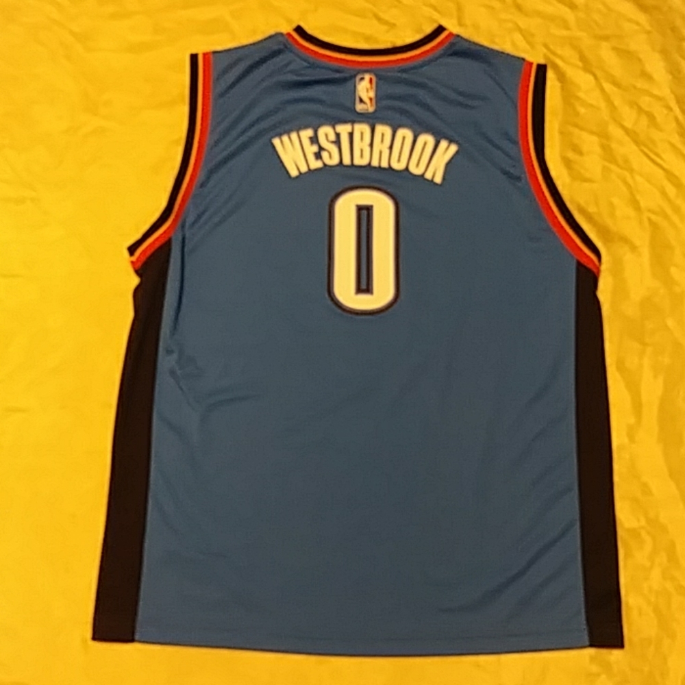 Russell Westbrook Adidas OKC NBA Jersey - Picture 4 of 5
